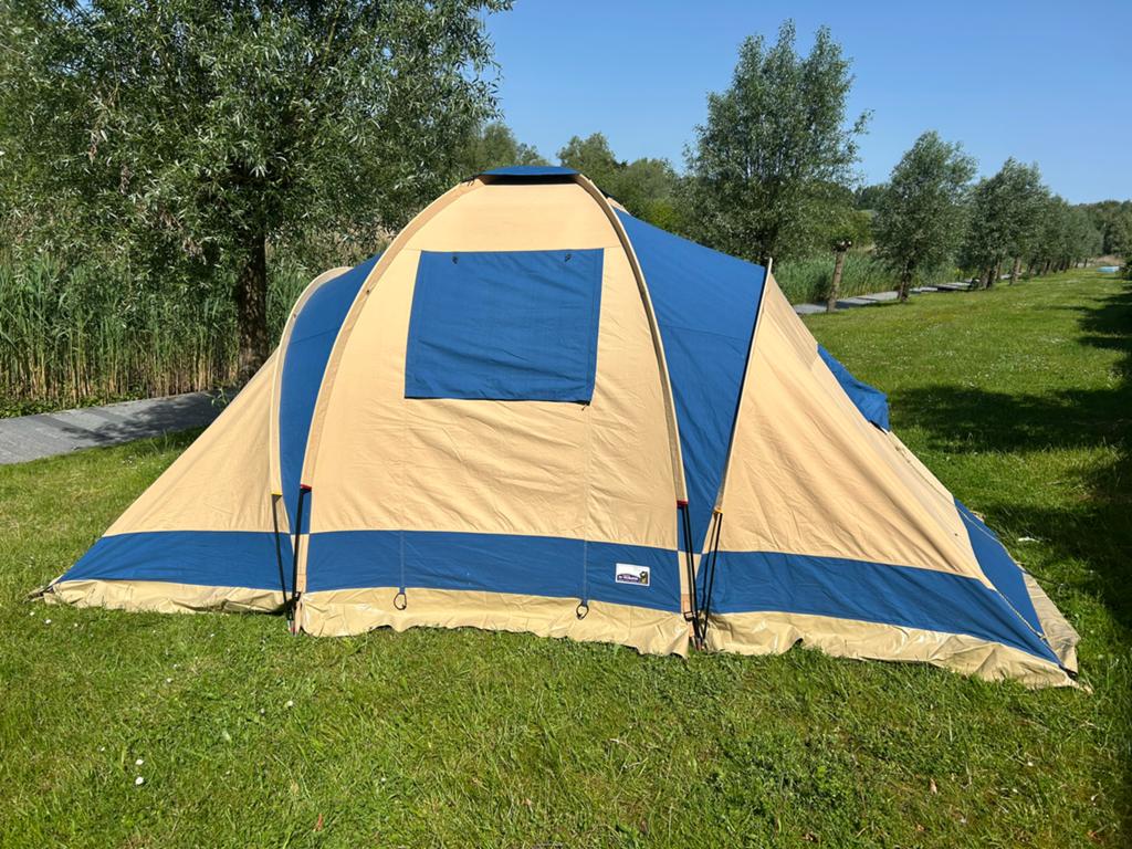 De Vrijbuiter Nashville 4P katoenen tent - Zo goed als nieuw, Ophalen, Zo goed als nieuw, Tot en met 4