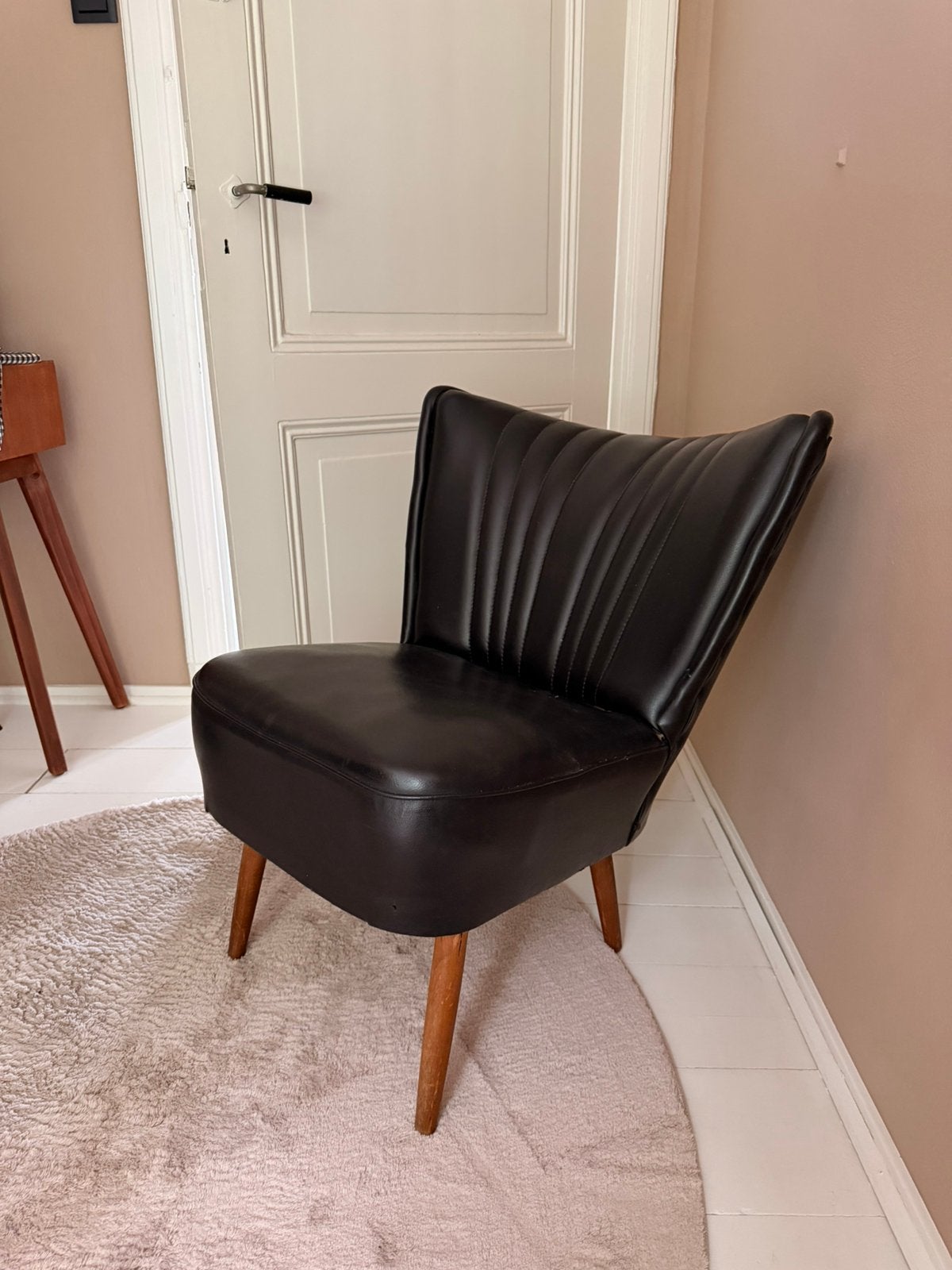 Vintage cocktailstoel jaren 50–60, Ophalen