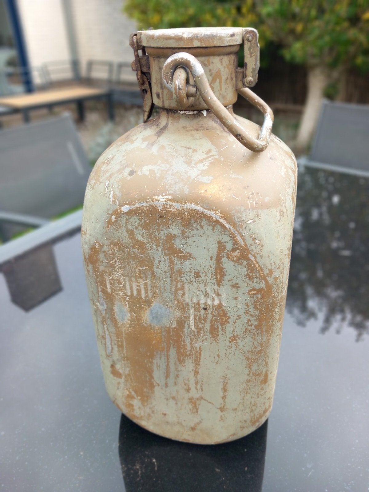 Duitse 10L Wasser Kruik WO2, origineel, Verzamelen, Ophalen of Verzenden, Landmacht, Duitsland