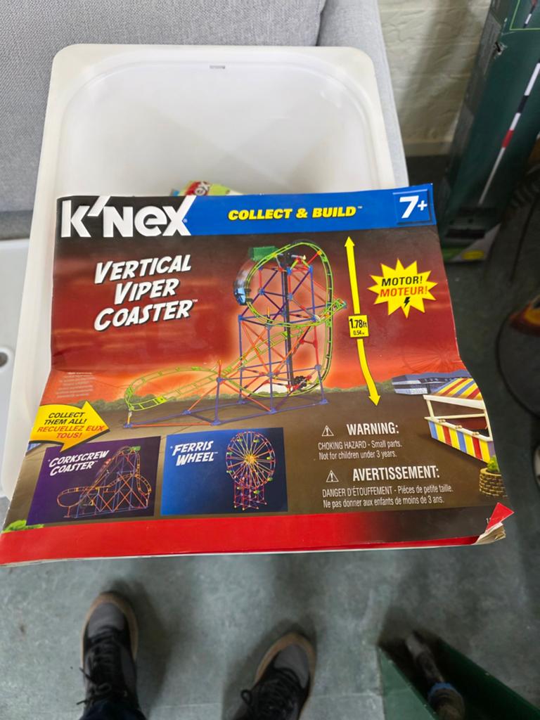 K'nex Vertical Viper Coaster - Mooie achtbaan, Ophalen, Gebruikt, K'nex