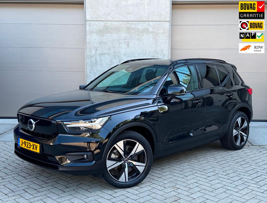 Volvo XC40 Recharge P8 AWD 78kWh R-Design 2020 Zwart SOH 93%, Auto's, Volvo, 1300 min, Gebruikt, Zwart, Zwart