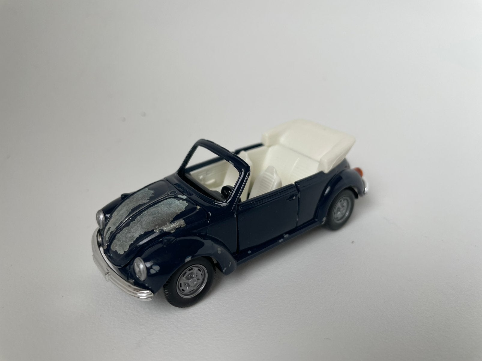 model VW Volkswagen 1303 Kever cabriolet, zwart, 1/43, Siku, Ophalen of Verzenden, Gebruikt, SIKU
