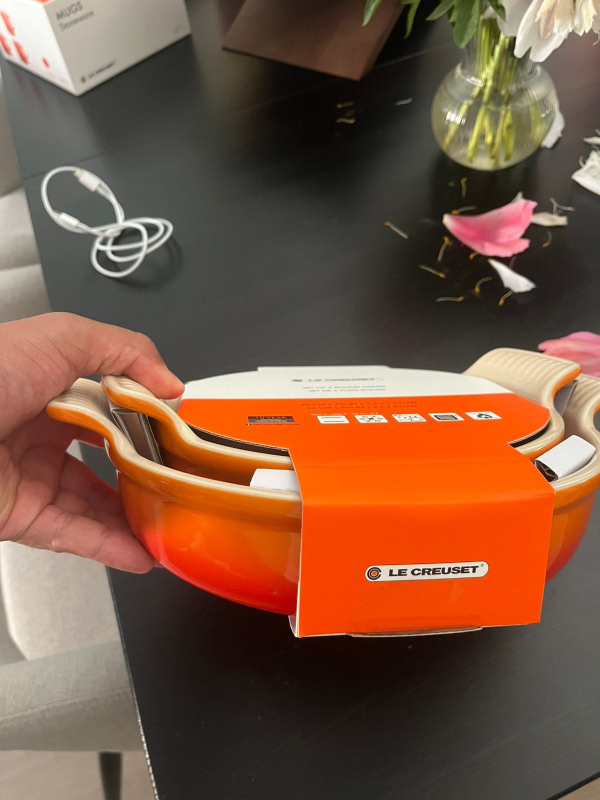Le Creuset oven schaaltjes, Ophalen, Zo goed als nieuw, Overige materialen, Koekenpan of Braadpan