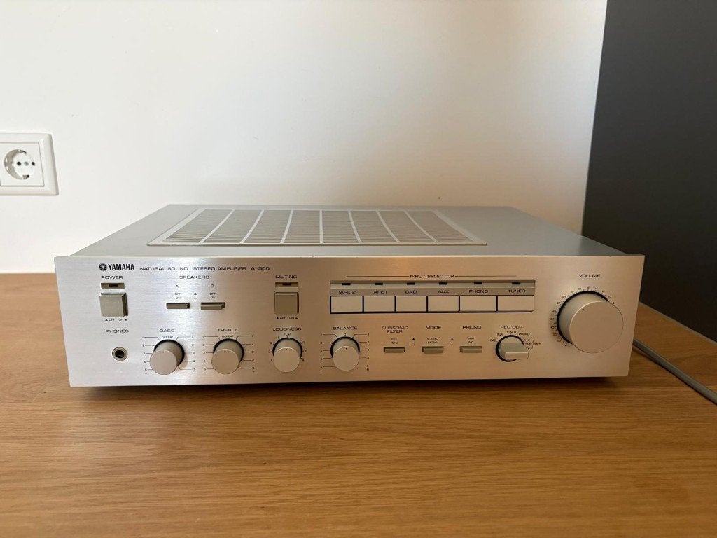 Yamaha A-500 Natural Sound stereo versterker - mooie staat, Yamaha, Ophalen of Verzenden, Zo goed als nieuw, 60 tot 120 watt