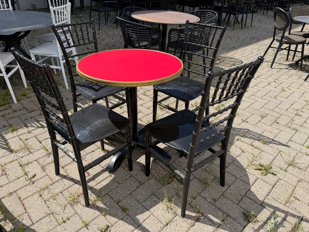 Gebruikte terras set met luxe tafels, Ophalen, Gebruikt, Meubilair