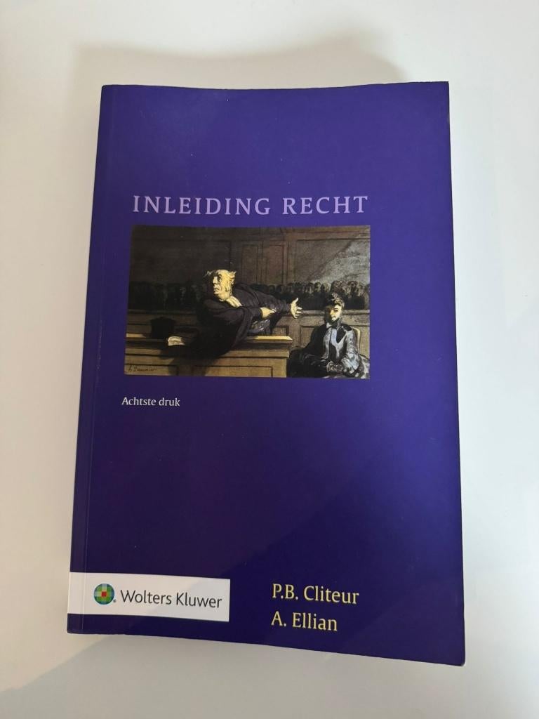 Inleiding recht achtste druk, Boeken, Ophalen of Verzenden, Alpha, Gelezen, WO