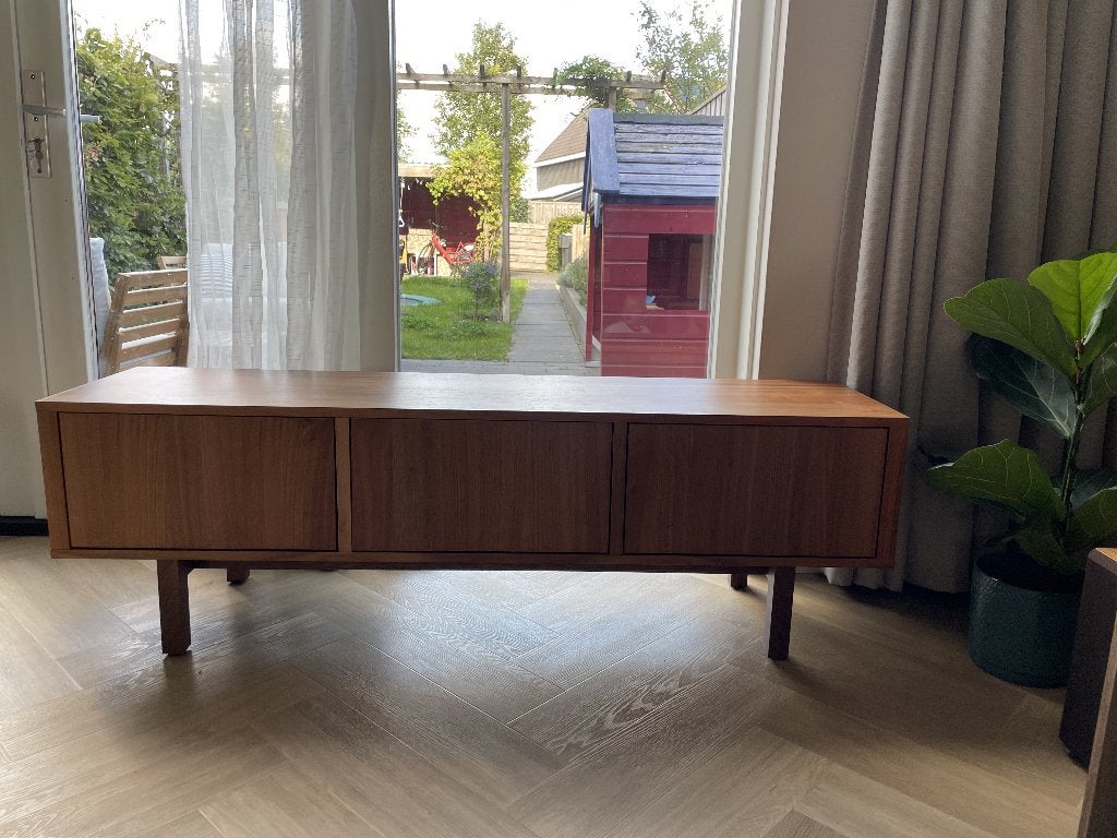 Ikea Stockholm media-meubel / tv-kast, Huis en Inrichting, Ophalen, Gebruikt, Mid century / Scandinavisch, 150 tot 200 cm