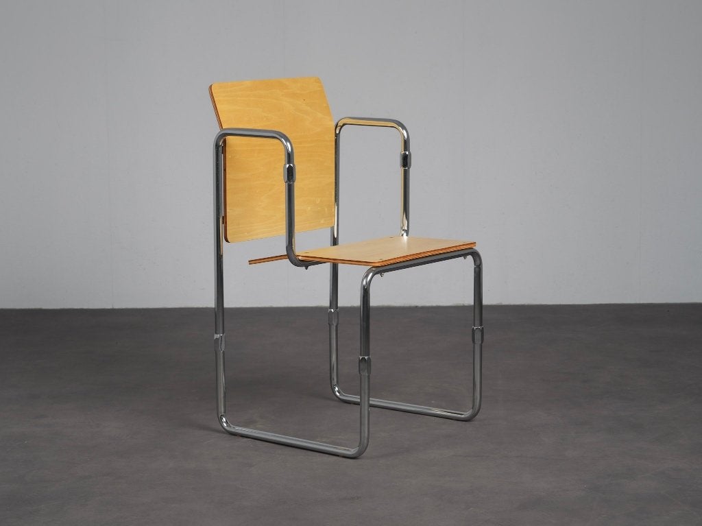 Rietveld HOPMI Stoel Limited Edition 129/150, Huis en Inrichting, Ophalen, Zo goed als nieuw, Bauhaus, Modernist, Eén