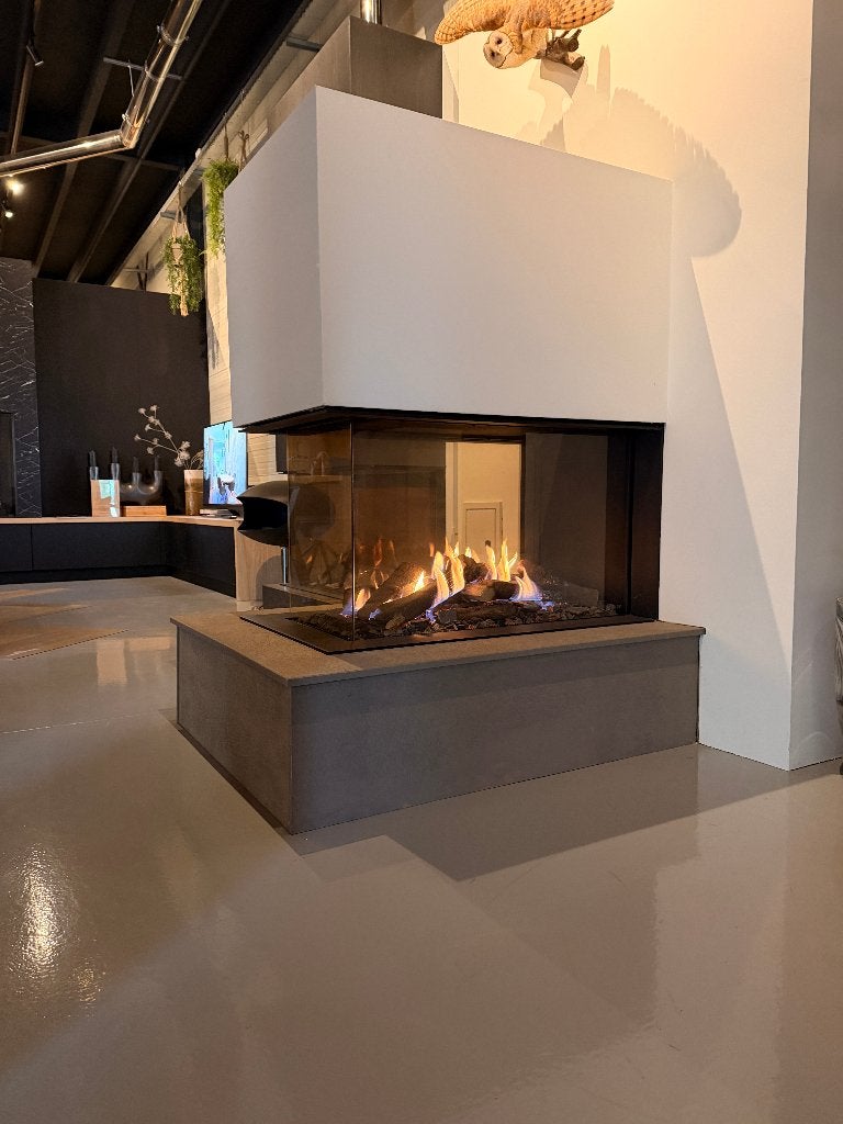 Inbouw Gas Faber Matrix Hybrid 800/500 RD, Ophalen, Zo goed als nieuw, Inbouwhaard, Gashaard