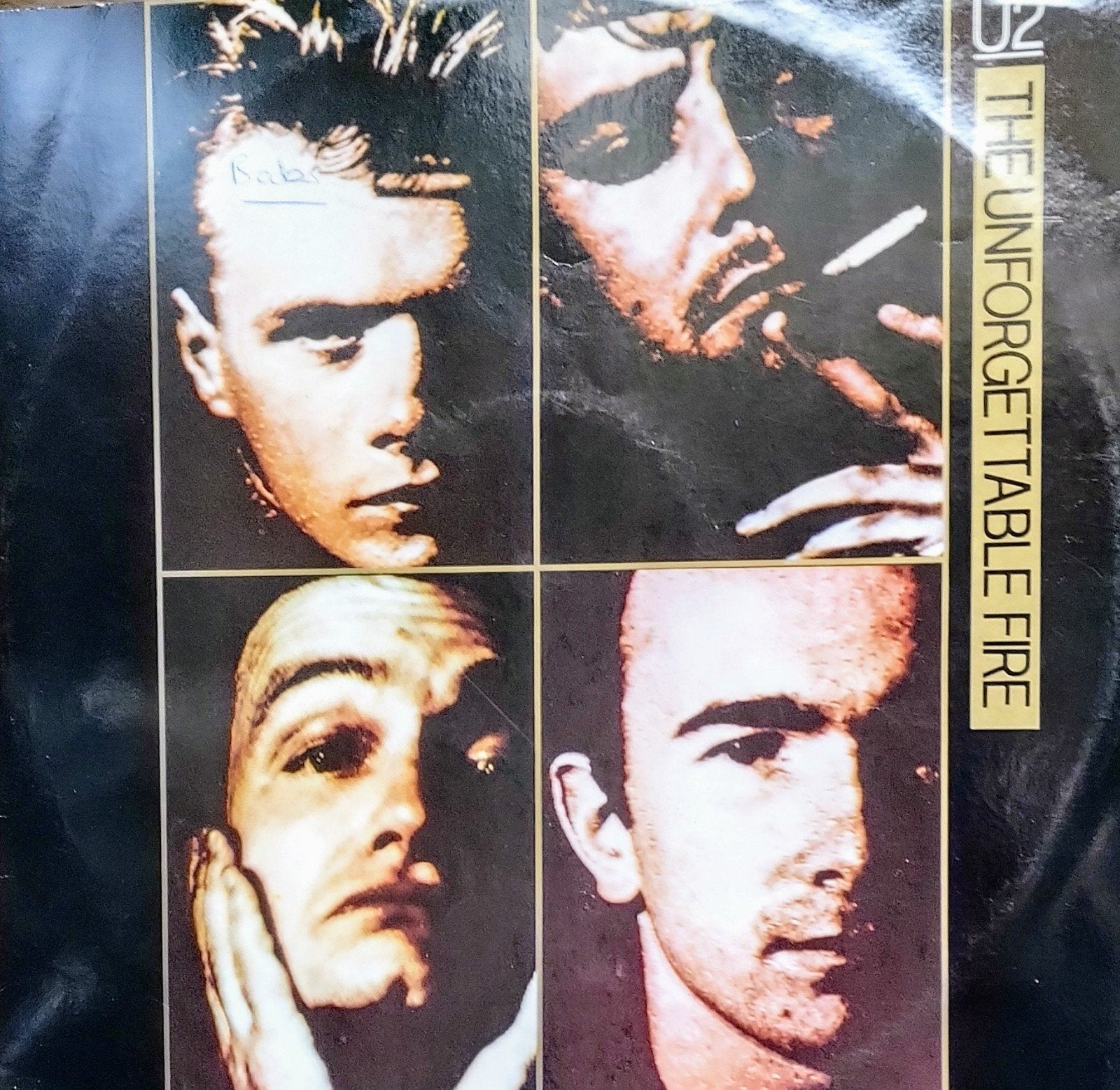 U2 - The Unforgettable Fire LP (1984), LP, Rock, Gebruikt, Originele persing