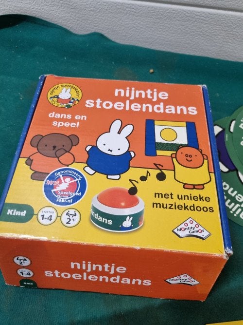 spel nijntje stoelendans compleet, Ophalen of Verzenden, 'T Olde Gre-j, Info@toldegrej.nl, Endepoelstraat 20f Didam