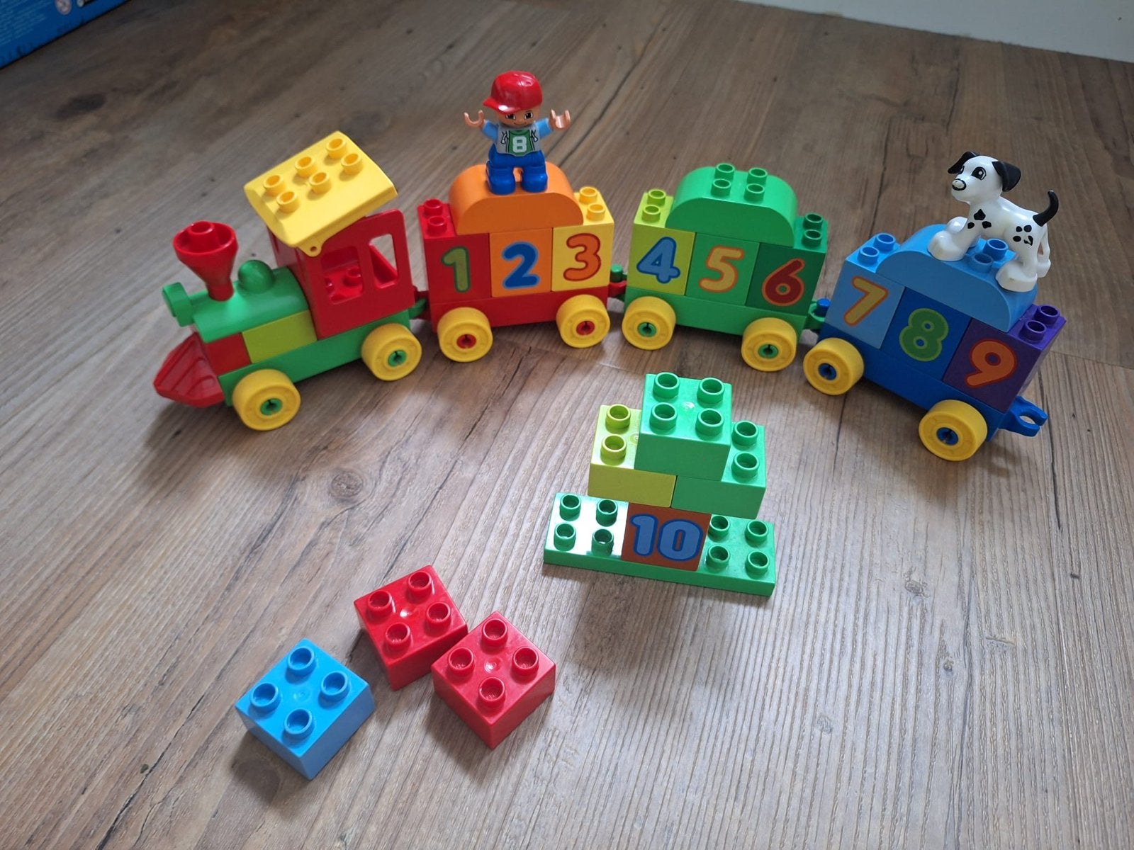 Lego Duplo Cijfertrein met figuren en extra blokken, Kinderen en Baby's, Ophalen, Gebruikt, Duplo