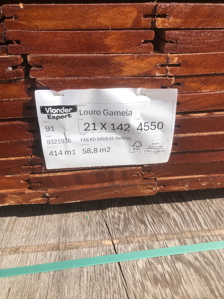 Vlonder lange lengtes 8,99€ m1 ook voor clips, Tuin en Terras, Terrasdelen en Vlonders, Ophalen of Verzenden, Nieuw, Hout