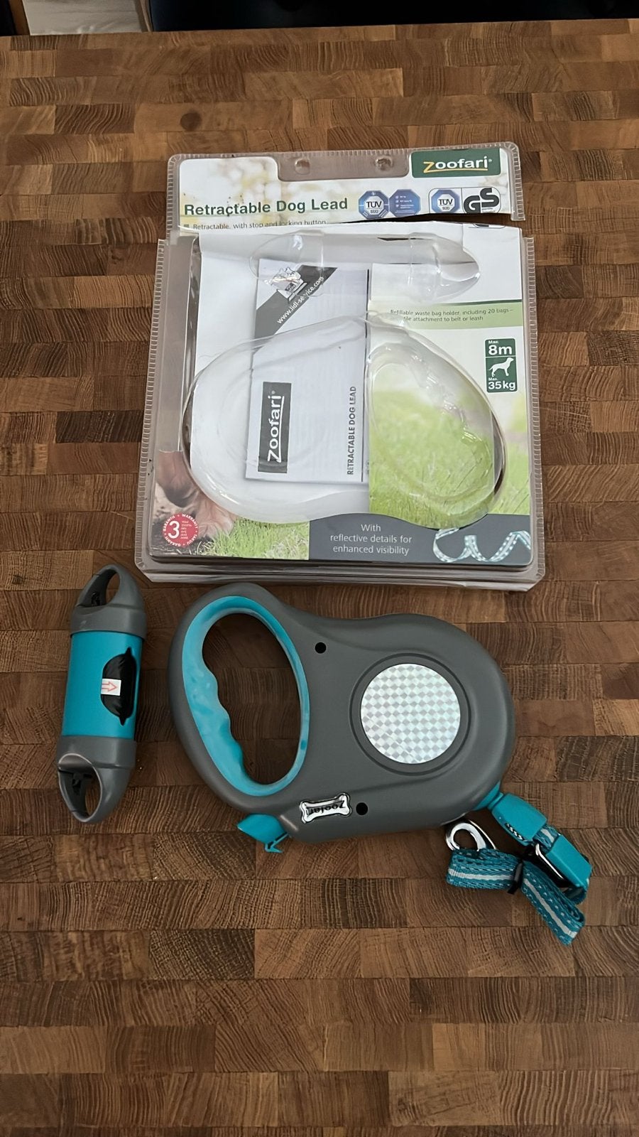 Hondenriem uitlaten 8m max 35 kg, Dieren en Toebehoren, Ophalen, Nieuw, Hondenriem