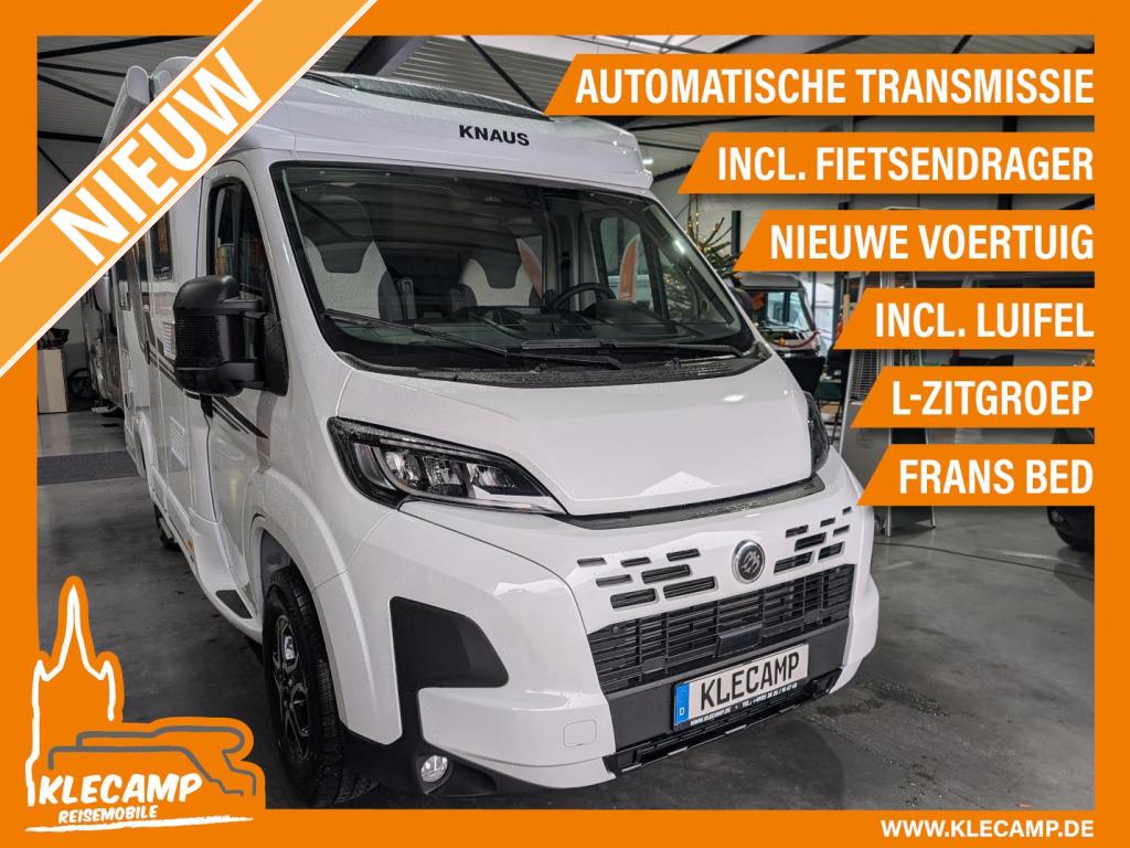 Knaus VAN TI 550 MF Vansation *Automaat*, Caravans en Kamperen, Campers, Bedrijf, tot en met 2, Half-integraal, Knaus, Fiat, Diesel