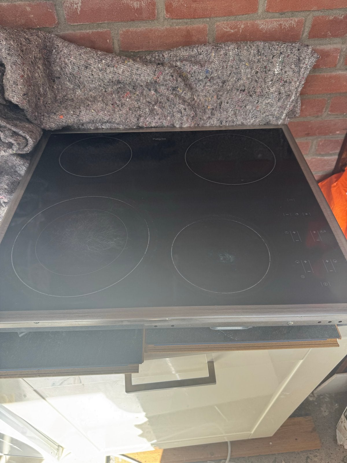 Pelgrim Inductie Kookplaat - 4 Kookzones, Ophalen, Gebruikt, 4 kookzones, Inbouw