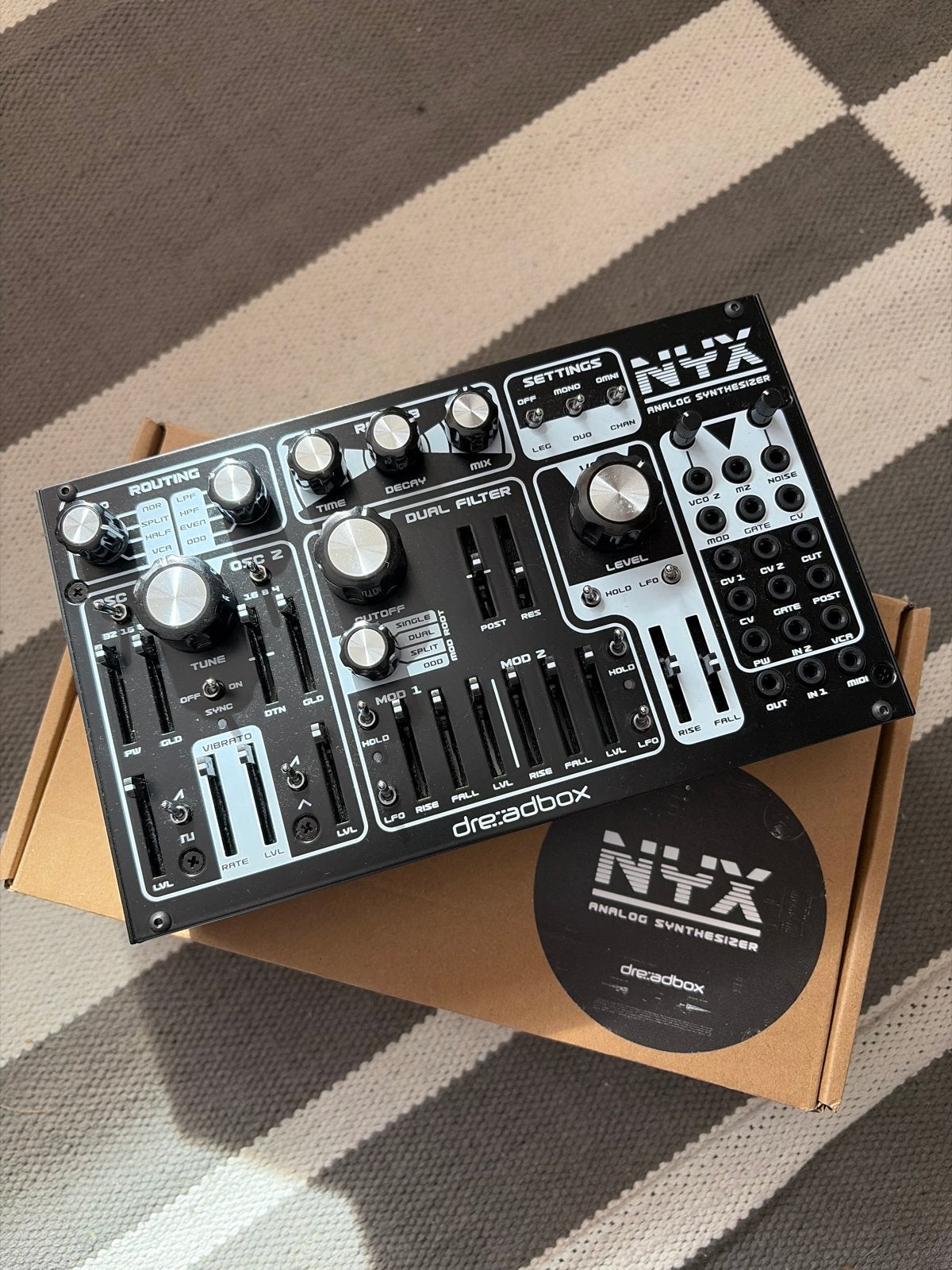 Dreadbox NYX RE Analog Synthesizer - Zo goed als nieuw, Overige merken, Verzenden, Overige aantallen, Zo goed als nieuw