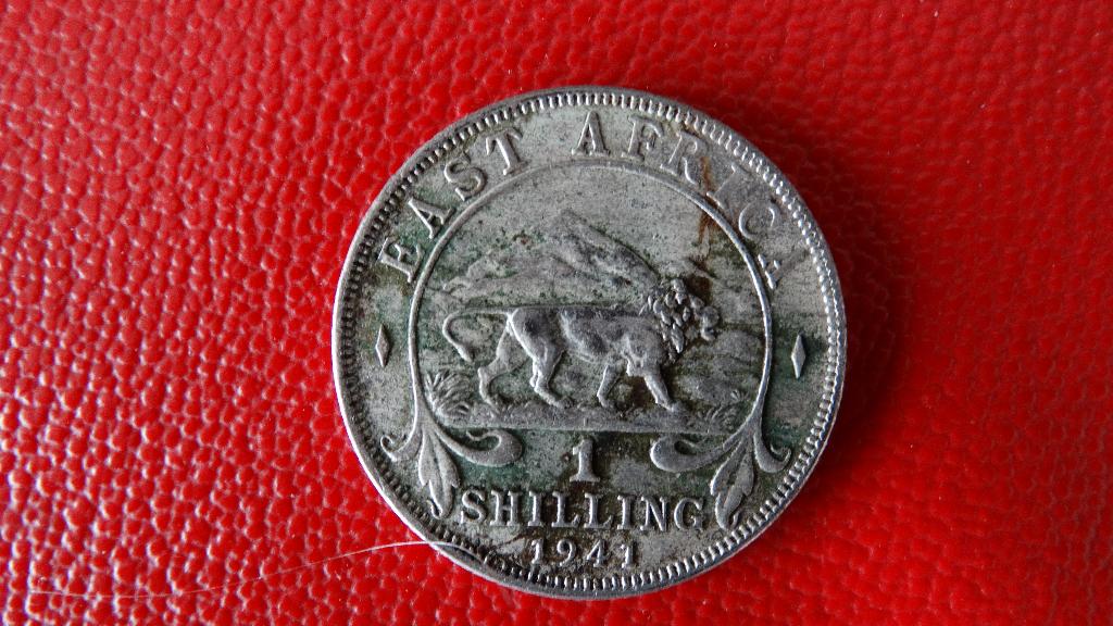 Oost Afrika. George VI. zilveren 1 Shilling 1941, Postzegels en Munten, Munten | Europa | Niet-Euromunten, Ophalen of Verzenden