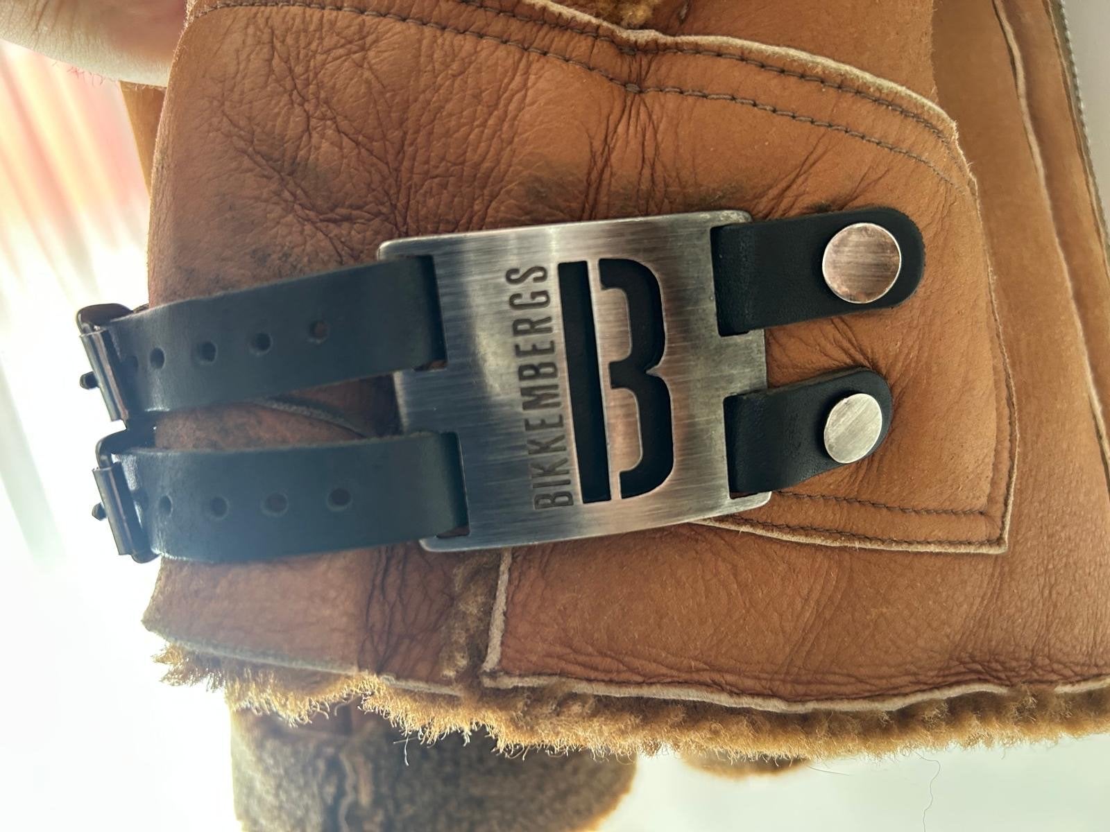 Bikkembergs Leren Jas - Schapenvacht - Maat 56 (XL), Ophalen of Verzenden, Zo goed als nieuw, Maat 56/58 (XL), Bruin