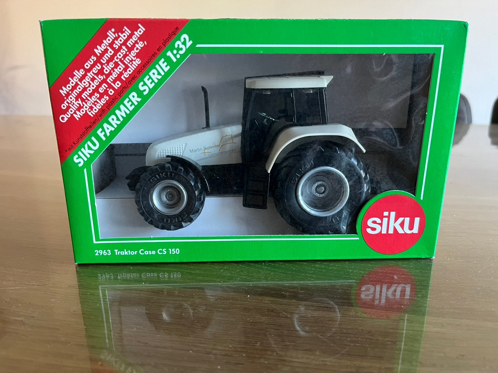 Case IHC CS 150 tractor Schroter lohnunternehmen Siku 2963, Ophalen of Verzenden, Nieuw, Tractor of Landbouw, SIKU