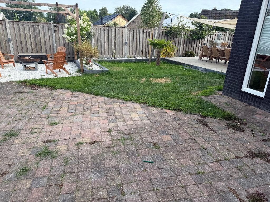 240 m2 stenen 15x15x6, Ophalen, Gebruikt, Klinkers, 10 m² of meer