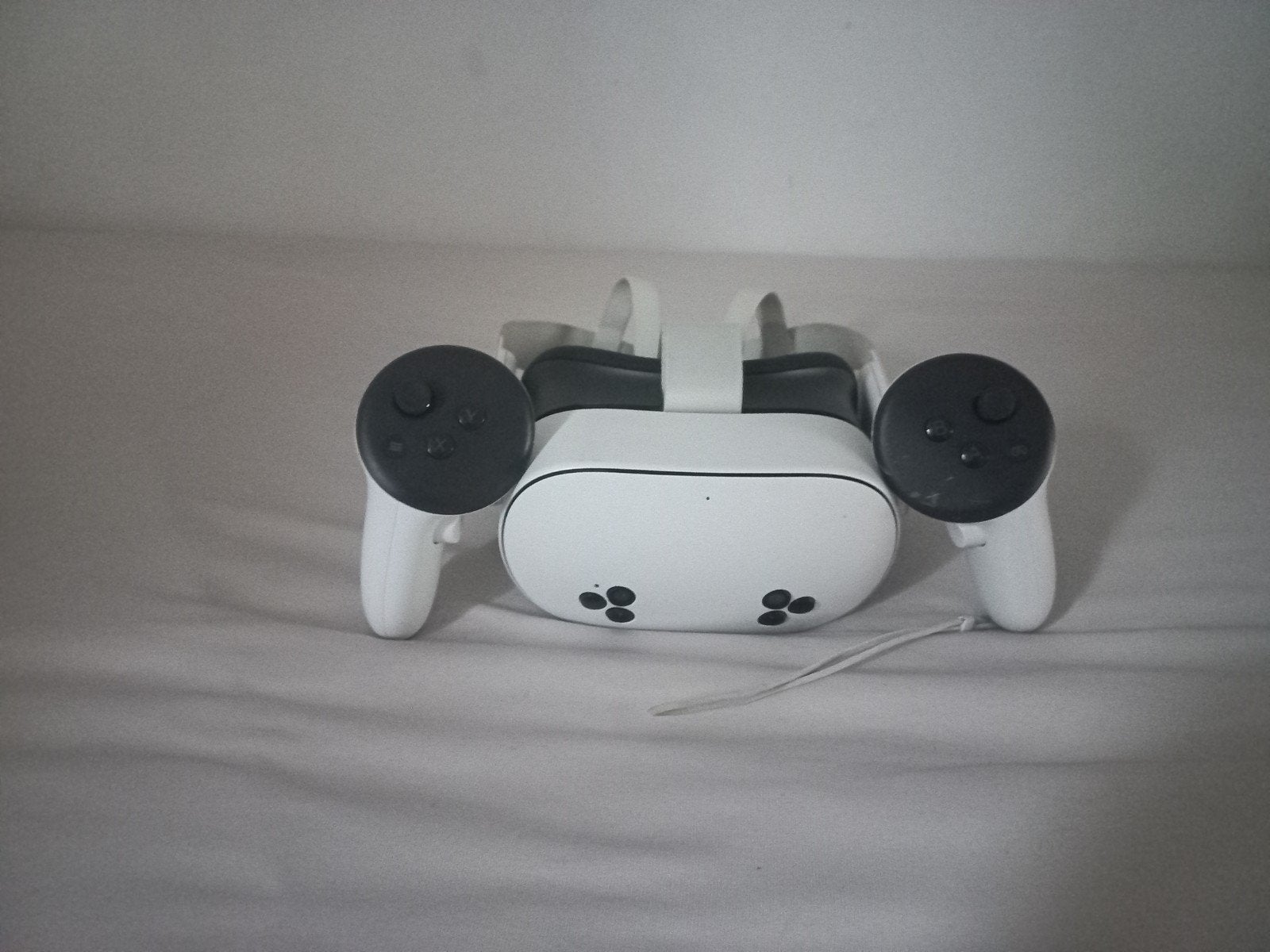 Meta Quest 3S VR-bril met controllers, Verzenden, Zo goed als nieuw, VR-bril, Overige platformen