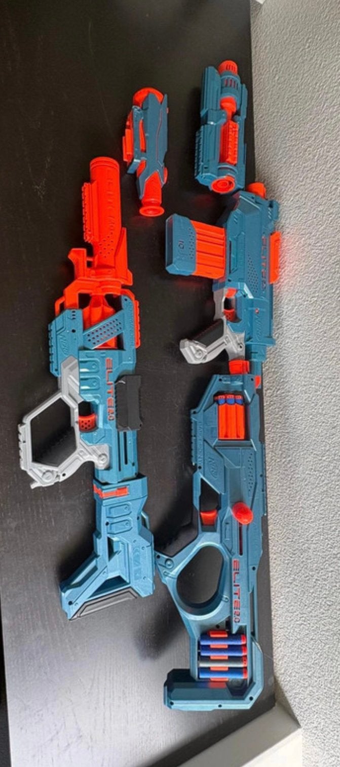 Nerf Elite 2.0 blasters pistolen guns, Ophalen, Zo goed als nieuw