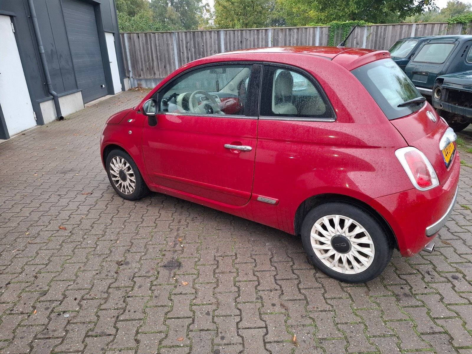 Fiat 500 1.2 C 2009 Rood, Auto's, 1242 cc, 4 cilinders, 840 kg, Origineel Nederlands