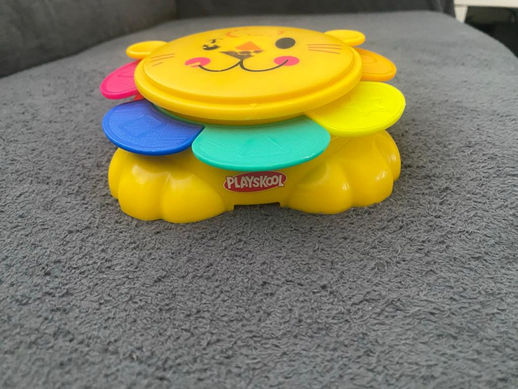Playskool Leeuw Stapeltoren en Kleuren, Ophalen of Verzenden, Gebruikt, Overige typen, Met geluid