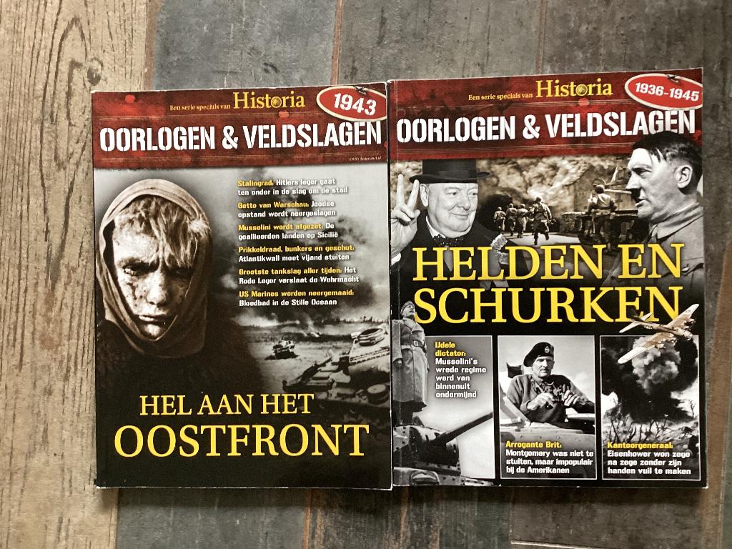 20 x Historia oorlogen & veldslagen en themanummers WOII, Tweede Wereldoorlog, Diverse auteurs, Ophalen of Verzenden, Zo goed als nieuw