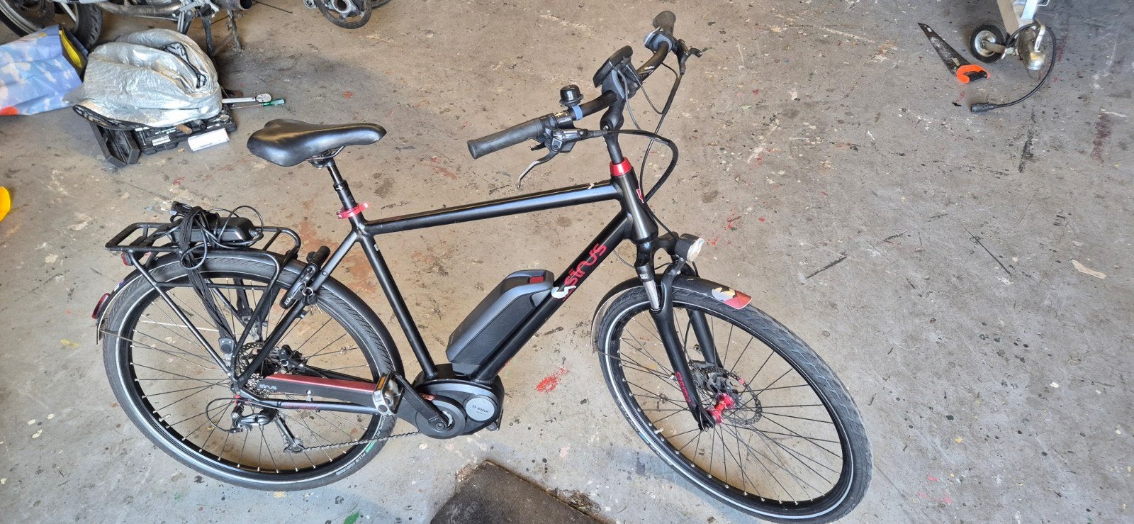 Sinus 57cm electrische herenfiets izgs, accu is top! Teab, Fietsen en Brommers, 55 tot 59 cm, Ophalen, Zo goed als nieuw, Overige merken