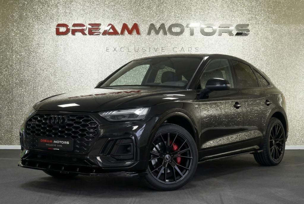 Audi Q5 Sportback 55 TFSI e Quattro S-Line COMPETITION 367pk, Automaat, Gebruikt, Zwart, 4 cilinders
