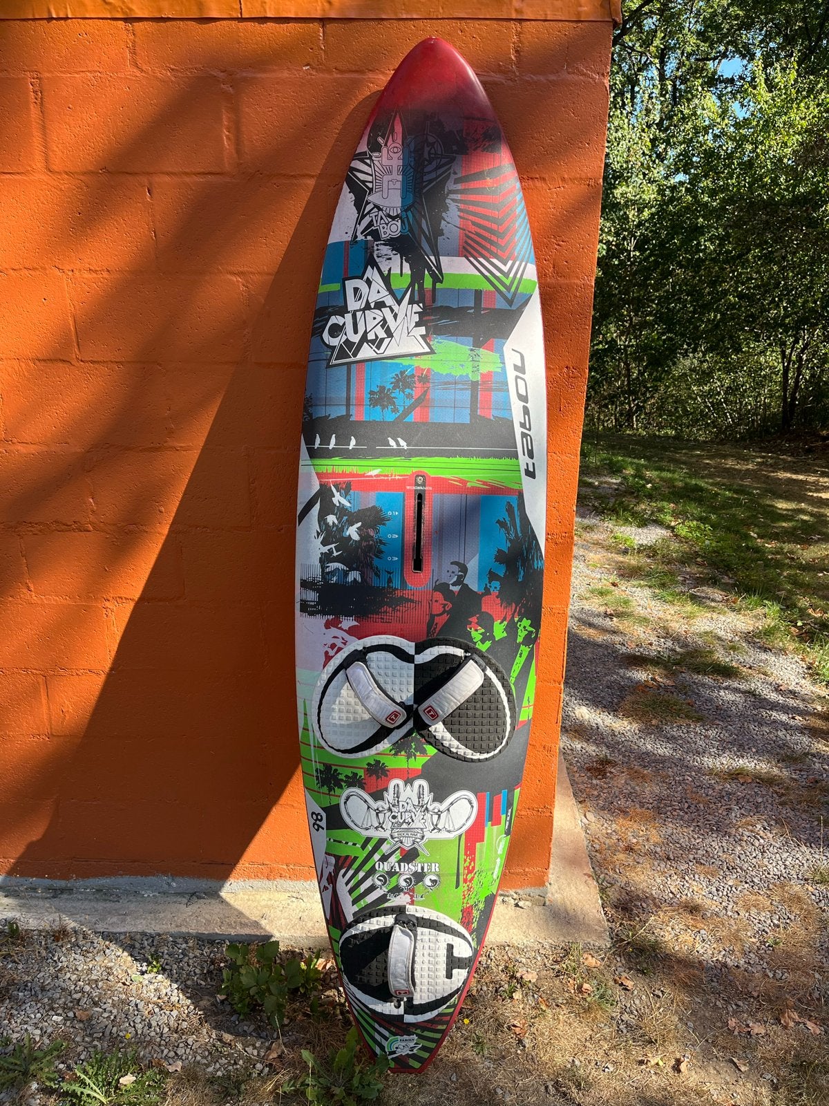 Tabou Da Curve 86 L Windsurfboard - Quadster Radical Wave, Ophalen, Gebruikt, Overige typen, Met vinnen