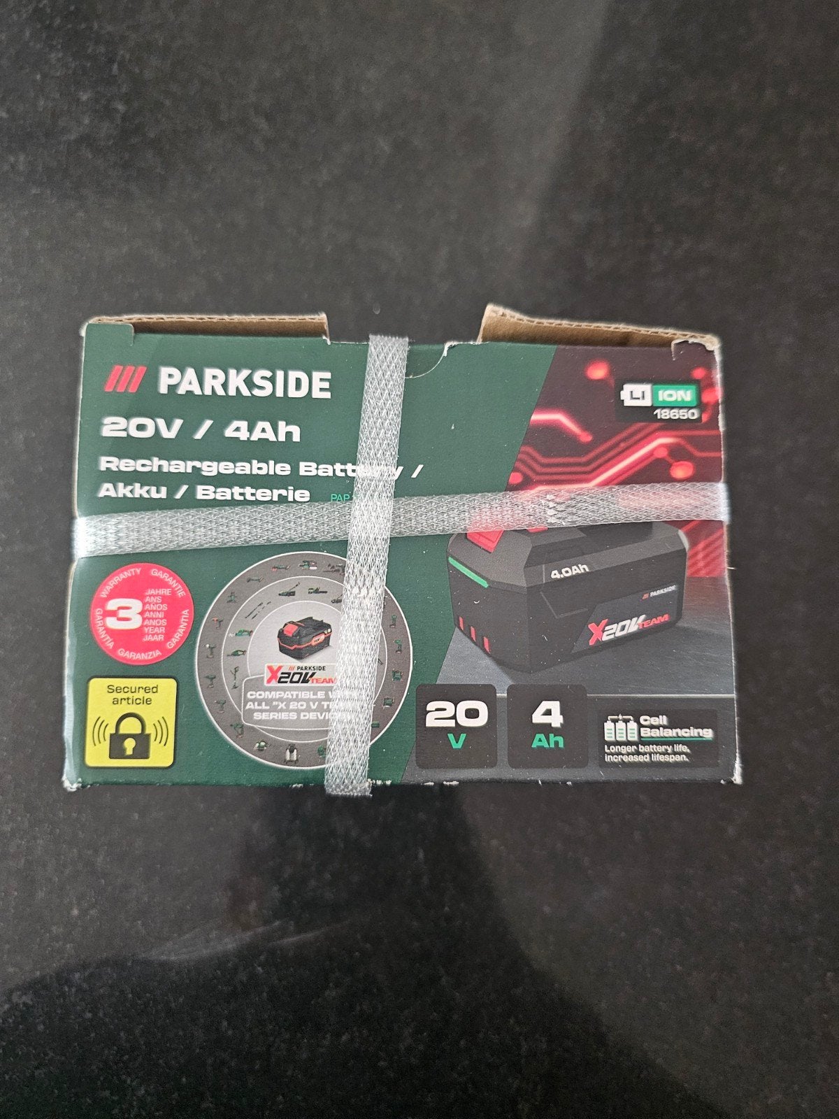 Parkside Accu 20V 4Ah - Nieuw in doos, Ophalen of Verzenden, Nieuw, Overige merken, Overige typen