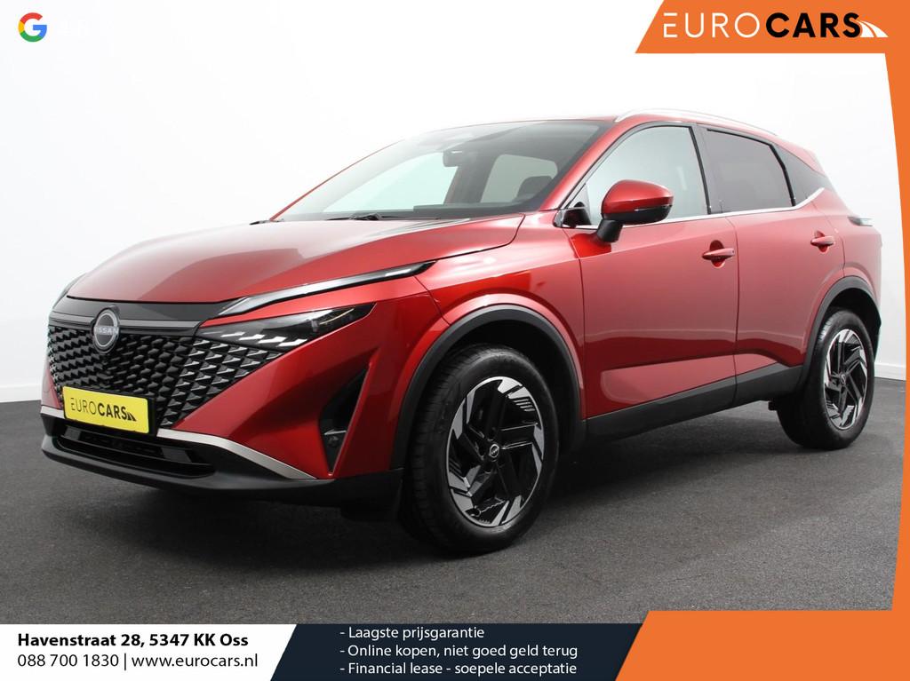 Nissan Qashqai 1.3 MHEV Automaat N-Connecta | Navigatie | Cl, Auto's, Nissan, 4 cilinders, Leder en Stof, 1365 kg, Bedrijf