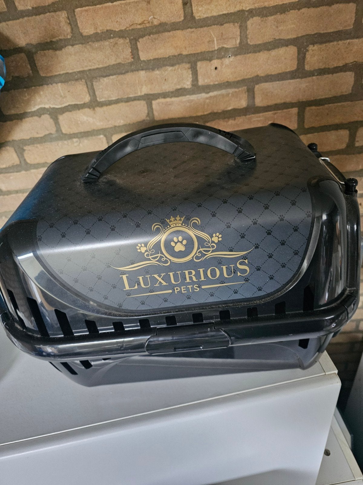 Luxurious transportbox voor kat, kleine hond, Ophalen, Gebruikt