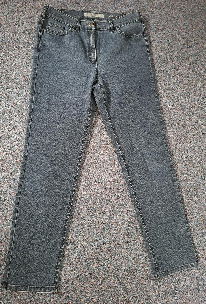 Blauwe Zerres (Greta) spijkerbroek, maat 42, Blauw, Ophalen of Verzenden, W33 - W36 (confectie 42/44), Gedragen