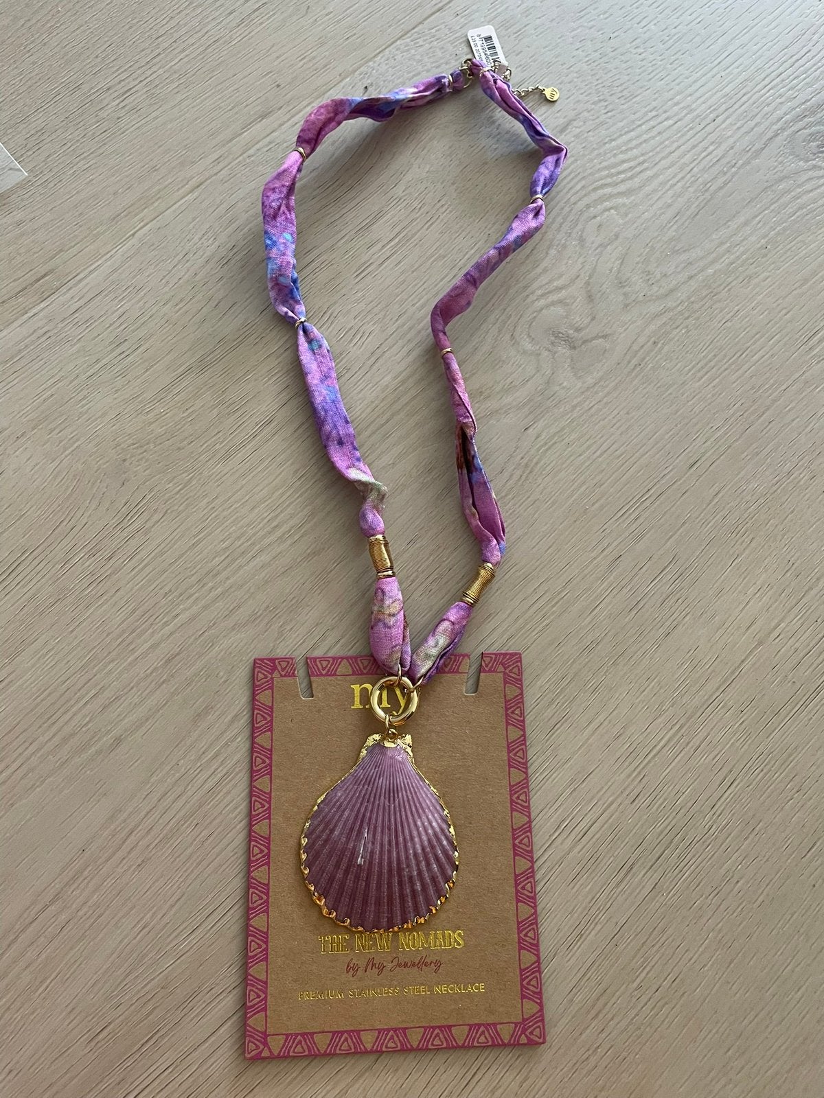 My Jewellery Nomads bandana ketting met schelp Nieuw, Sieraden, Tassen en Uiterlijk, Kettingen, Ophalen of Verzenden, Nieuw, Goud