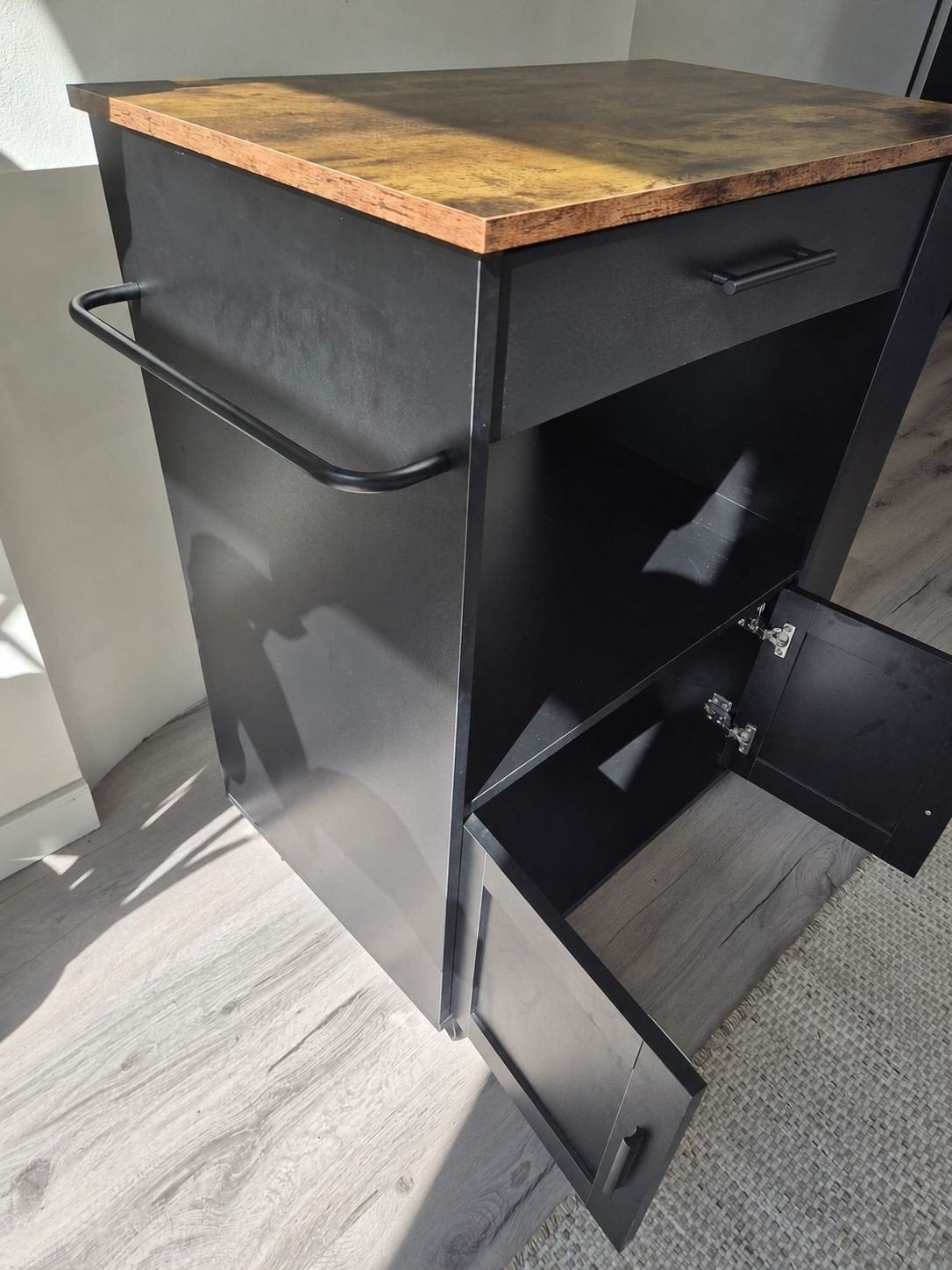 black kitchen cabinet, Ophalen of Verzenden