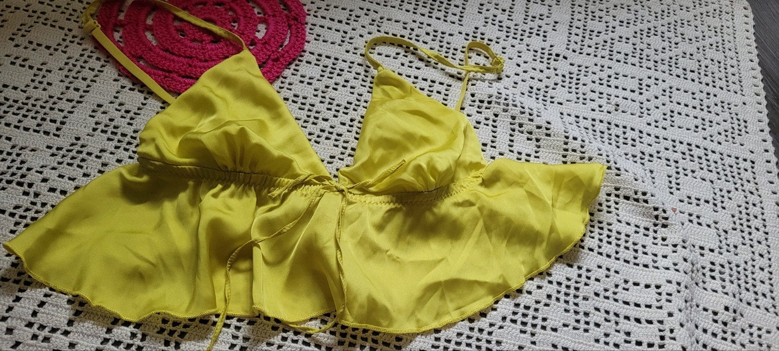 Primark Gele BH Topje Maat M, Kleding | Dames, Primark, Ophalen of Verzenden, Geel, BH
