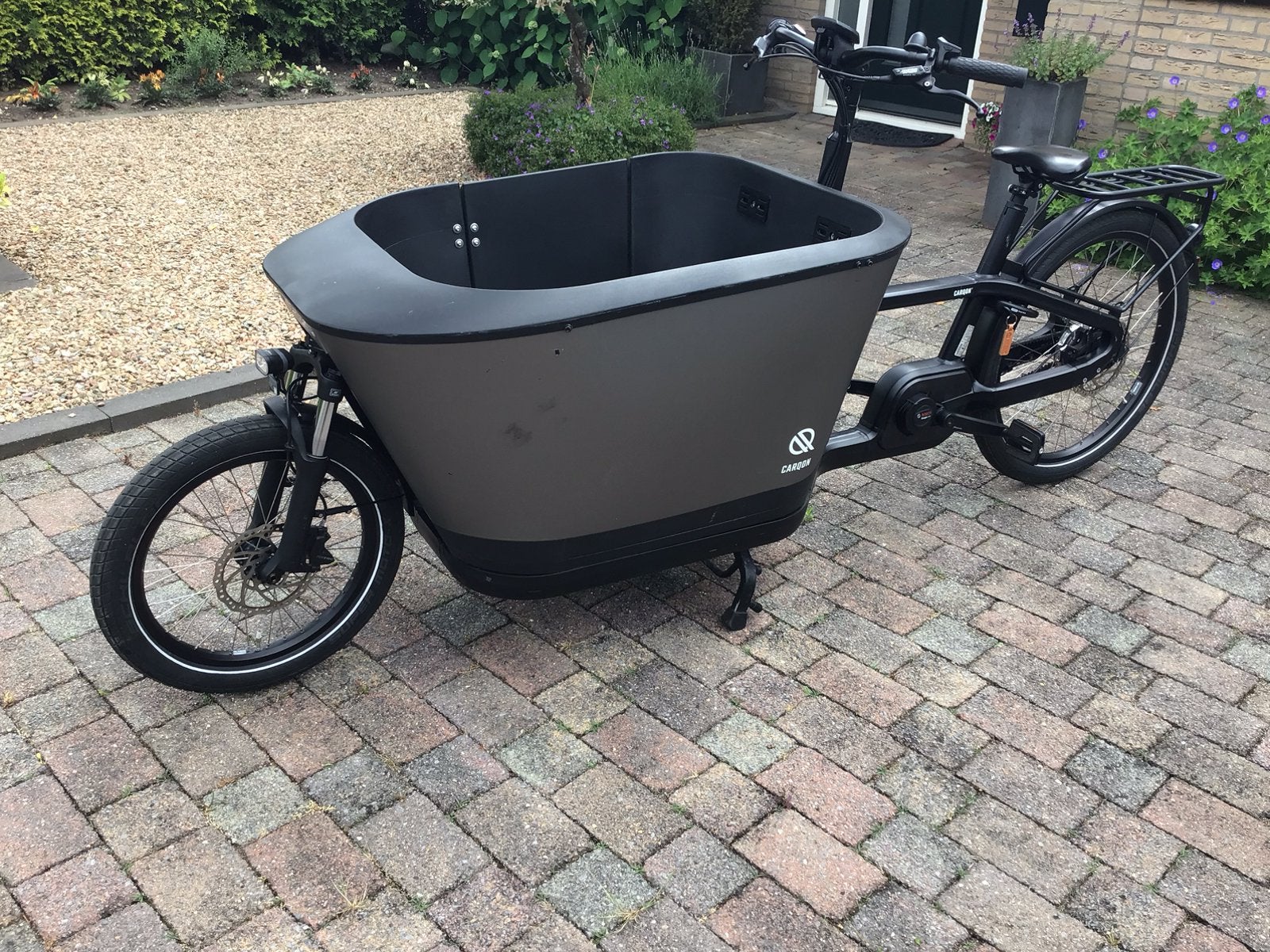 CARQON 2-500 Elektrische Bakfiets - gebruikt, Fietsen en Brommers, Fietsen | Bakfietsen, Gebruikt, Elektrisch, 2 kinderen, Trommelrem