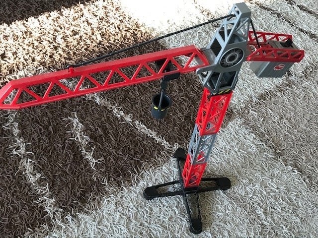 Dickie toys kraan bestuurbaar (op de batterijen) 70 cm, Ophalen of Verzenden, Gebruikt