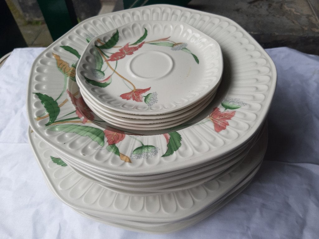 Ontbijtborden en dierborden Pontesa Spain, Vintage, Ophalen, Zo goed als nieuw, Bord(en), Overige stijlen