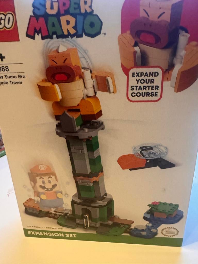 LEGO Super Mario: Boss Sumo Bro Topple Tower Uitbreidingsset, Ophalen, Lego, Nieuw, Inclusief doos