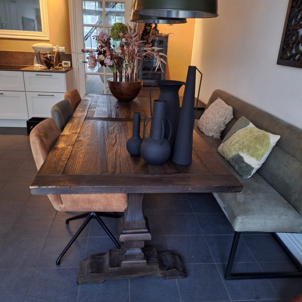kloostertafel, Huis en Inrichting, Ophalen, Gebruikt, 200 cm of meer, 50 tot 100 cm