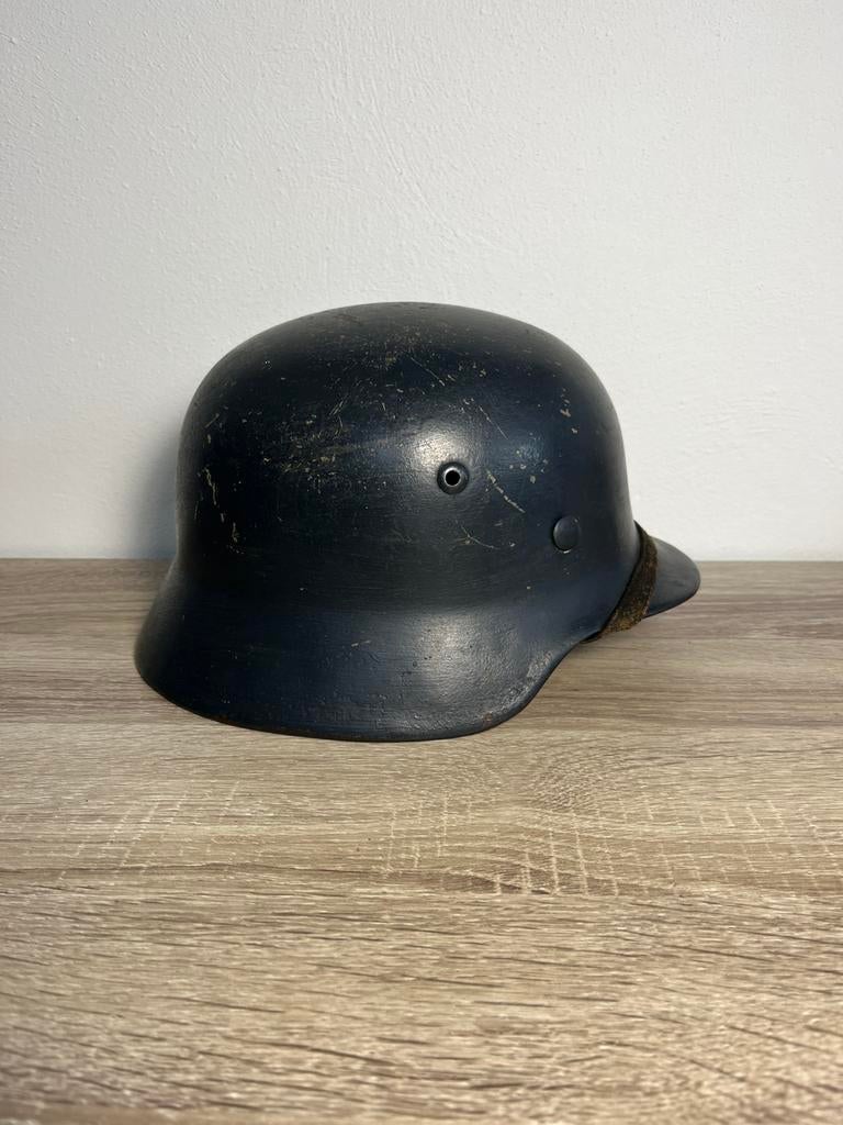 Duitse helm m35 sd heer reissue, Verzamelen, Ophalen of Verzenden, Landmacht, Duitsland, Helm of Baret