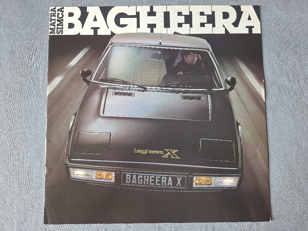 Brochure MATRA SIMCA BAGHEERAS - 1978 NL, Verzenden, Gelezen, Overige merken