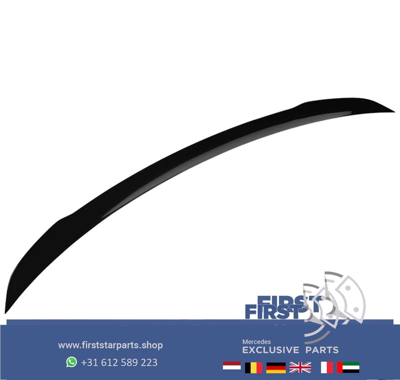 W177 V177 A KLASSE SEDAN AMG KOFFERBAK SPOILER ZWART 2018-20, Gebruikt, Ophalen of Verzenden, Achter, -