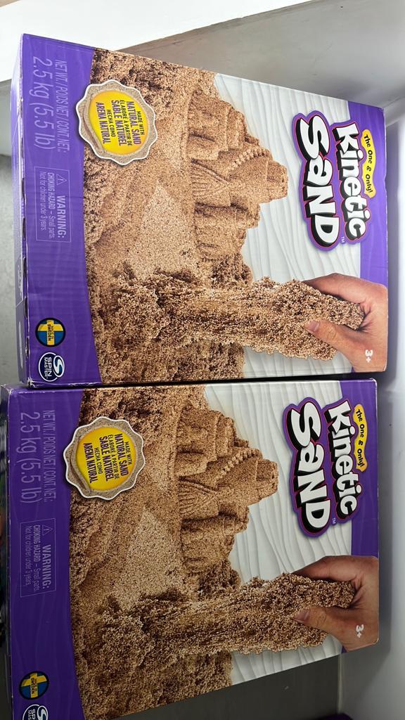 Kinetic sand 2,5 kg. 2 pakken, Ophalen, Nieuw, Jongen of Meisje