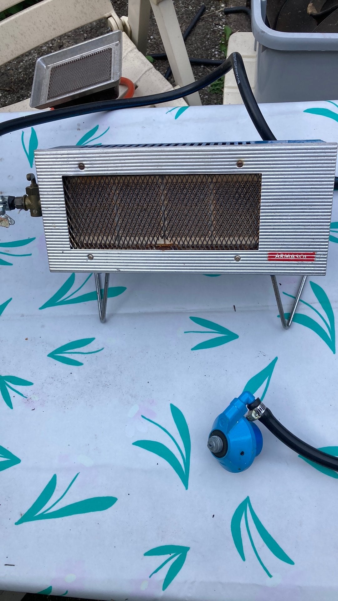 Verwarmer op gas., Ophalen of Verzenden, Gebruikt, Gas, Vloer